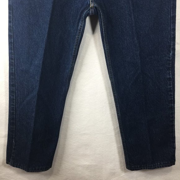 Levi's 505 Jeans Regular Fit Dark Blue Denim - Picture 2 of 11